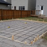 Flat Garage Pad Prep Work Calgary 